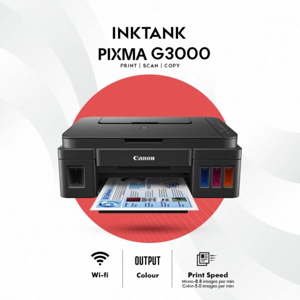 Imprimantă Canon PIXMA G3000 All-in-One