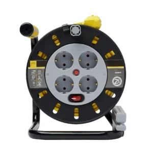 Prelungitor pe tambur 50mx3mmx1.5mm, 4 prize